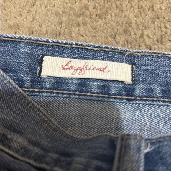 Decree Blue Straight Jeans with Distressed Details - Picture 3 of 5